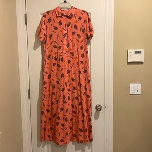 Adult M Fresh Produce Coral Dress